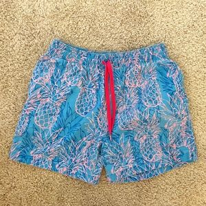 Chubbies These Sure Are Mighty Pine's 5.5" Stretch Swim Shorts Small
